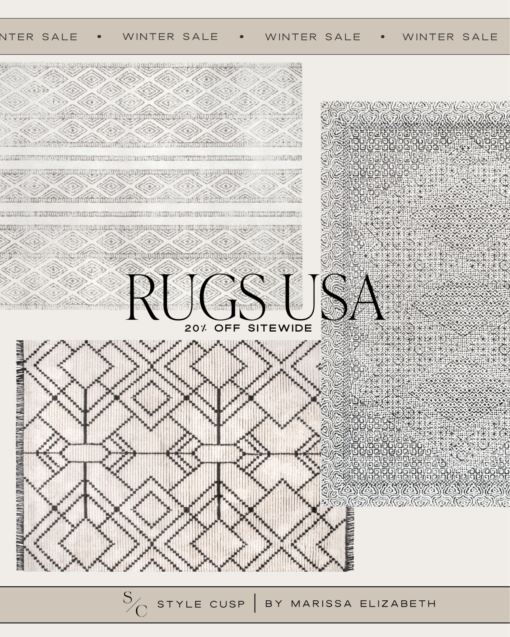 Rug Sale! Rugs USA 20% off sitewide!

Rug sale, home sale, decor sale, furniture sale, home refresh, neutral home, modern home decor


 #LTKHome #LTKSaleAlert