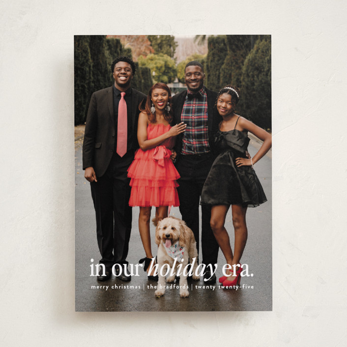 "holiday era" - Customizable Holiday Photo Cards in White by Angela Marzuki. | Minted