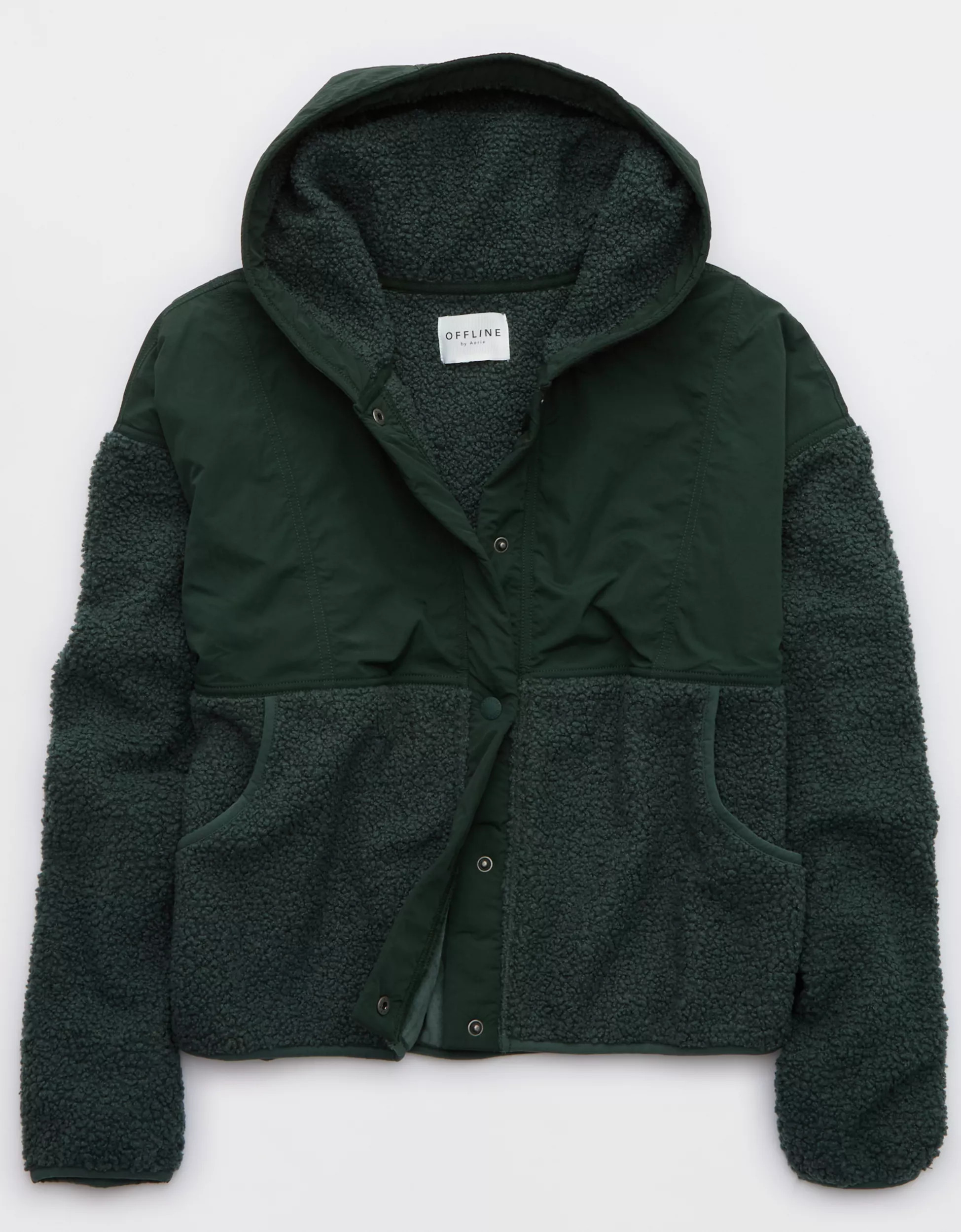 OFFLINE By Aerie Fluff Love Sherpa Jacket | Aerie