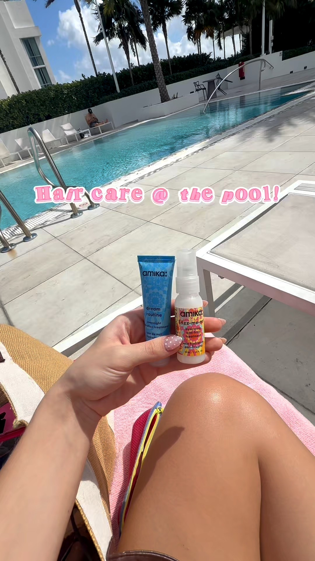 Hair routine but pool side! 

These two Amika products are great for the pool bag, and even better for taking care of my hair extensions… even by the pool! 🌴☀️💗 

I’ll link the exact products! 

#LTKBeauty #LTKgrwm