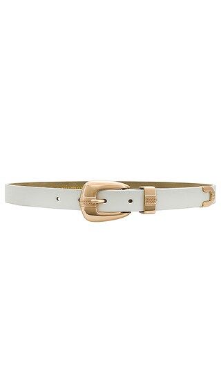 Square Belt in White | Revolve Clothing (Global)