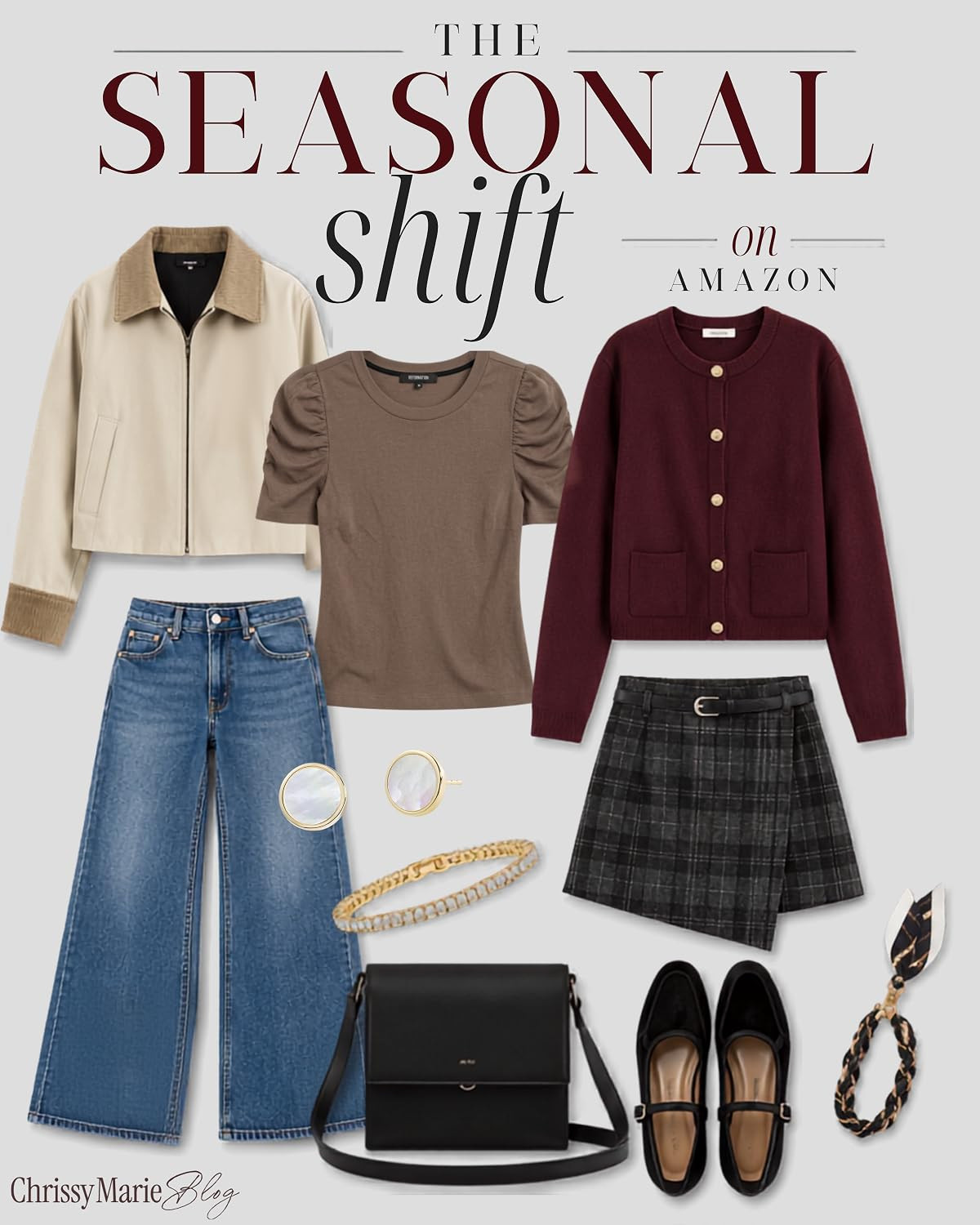 Seasonal shift outfits for the awkward weather window where your closet has no idea what month it is. Easy layers, lighter fall colors, and pieces you can wear now without looking like you gave up on summer too soon. 

 #LTKgrwm #LTKootd #LTKSeasonal