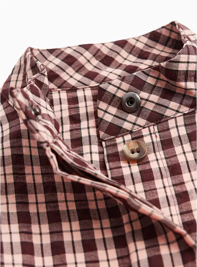 Buy Pink Preppy Check Shacket  11 years | Tops and t-shirts | Tu | Tu Clothing