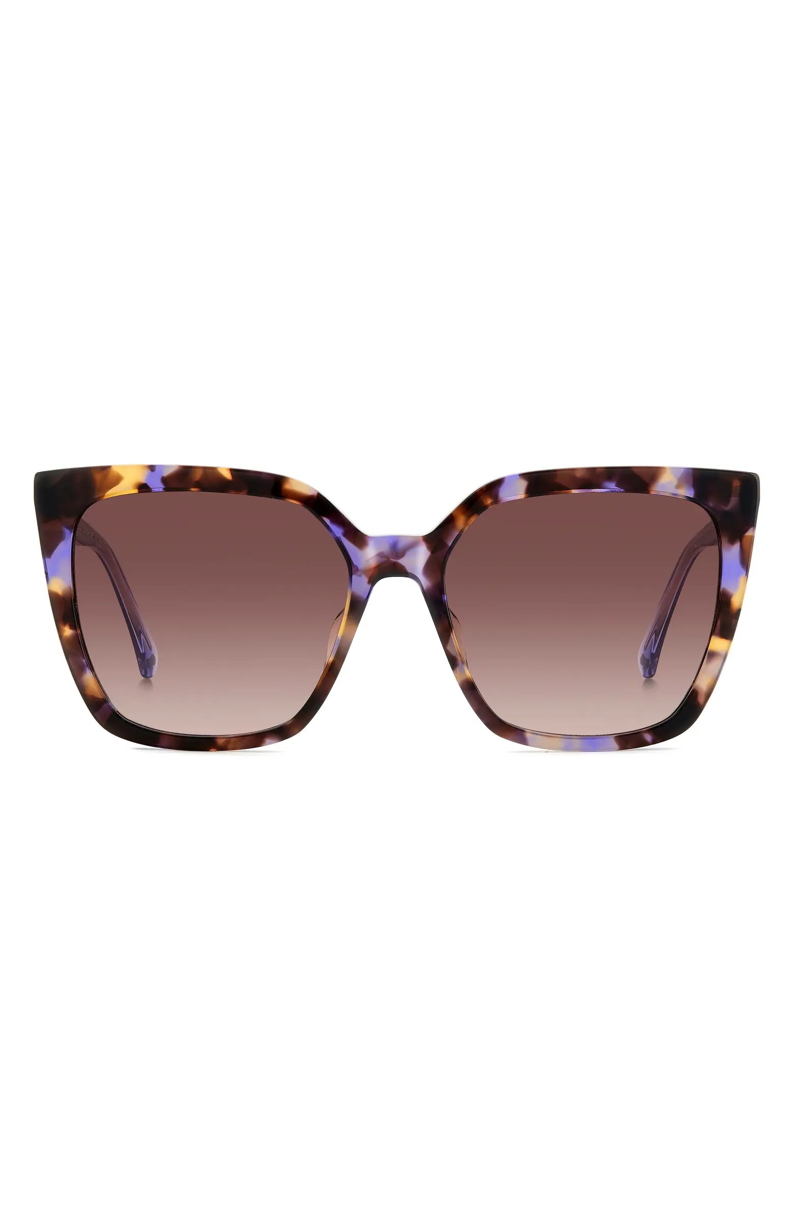 kate spade new york marlowe 55mm gradient square sunglasses | Nordstrom | Nordstrom