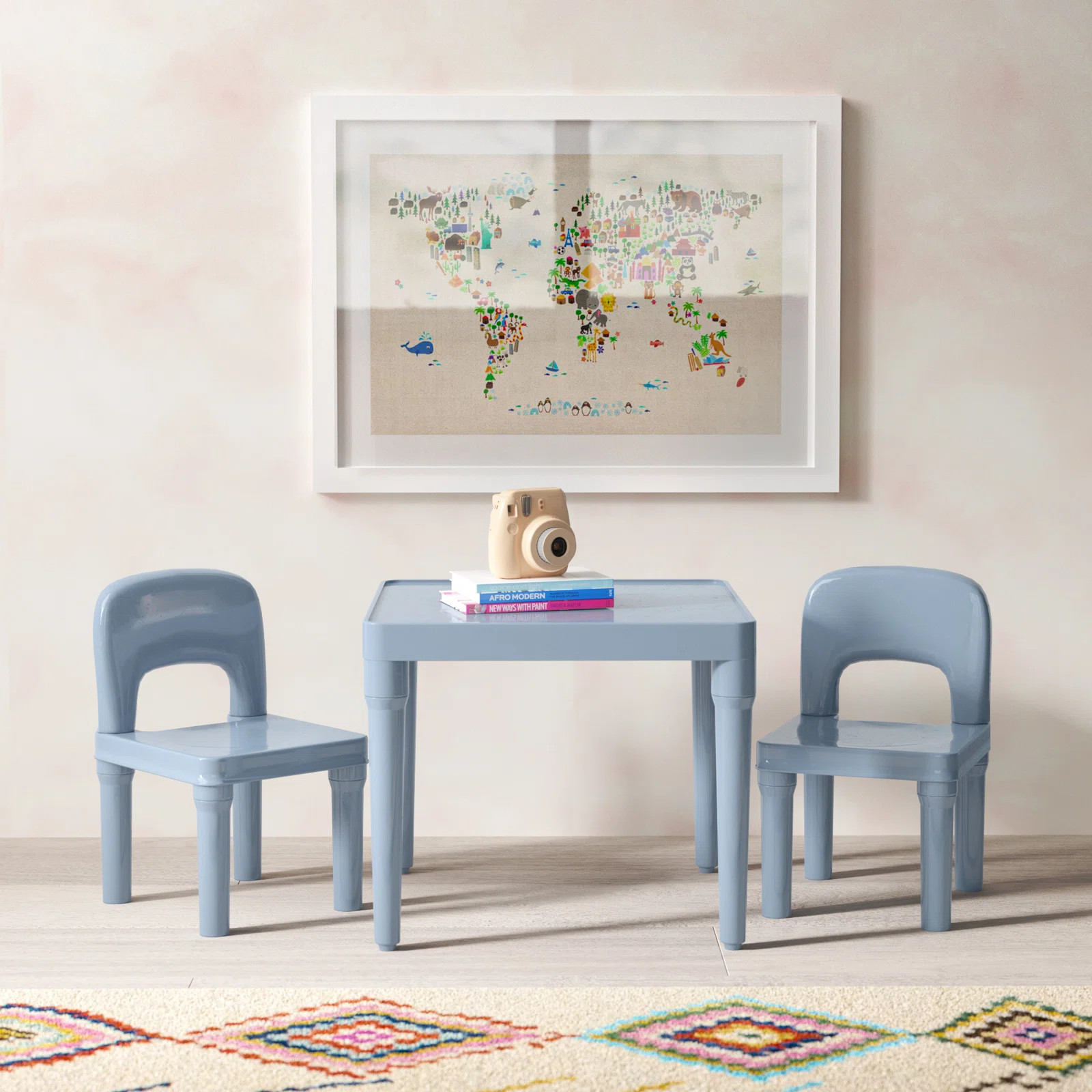 Mack & Milo™ Edwardo Kids Square Play Table and Chair Set & Reviews | Wayfair | Wayfair North America