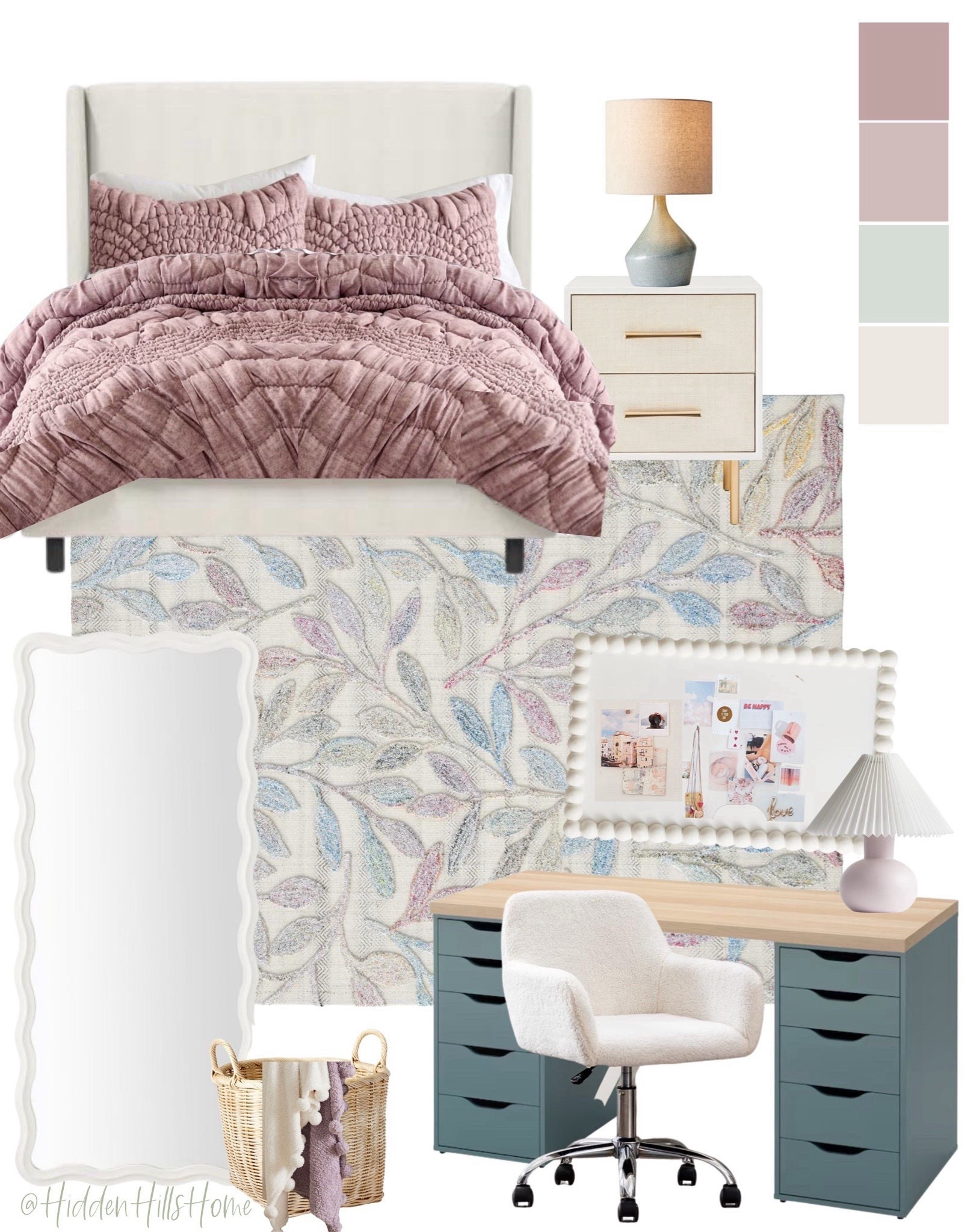 Girls bedroom mood board, girls bed, girls desk, girls bedroom rug, little girls bedroom, girls bedding #bed


#LTKSaleAlert #LTKHome #LTKKids