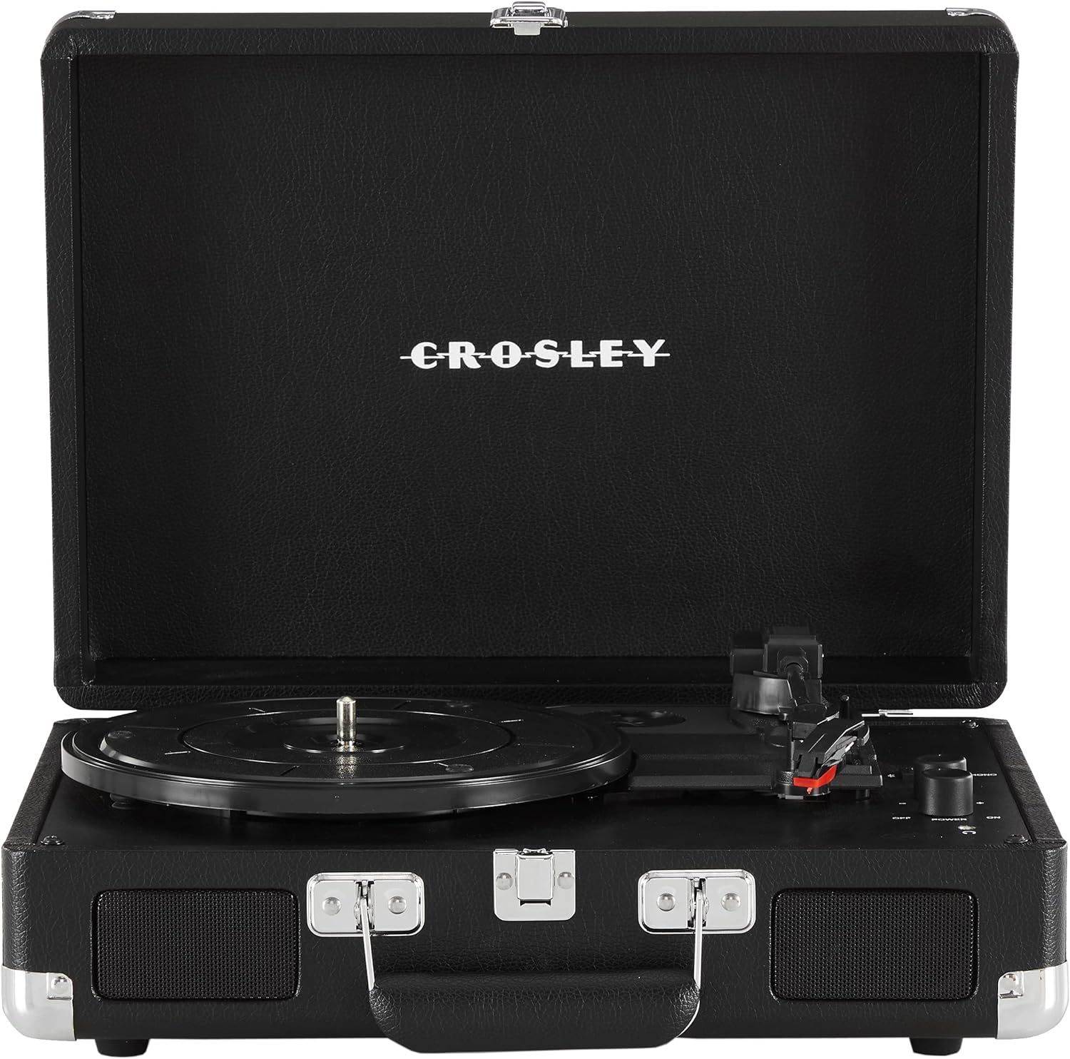 Crosley CR8005DP-BK1 Cruiser Plus Vintage 3-Speed Bluetooth in/Out Suitcase Vinyl Record Player T... | Amazon (US)