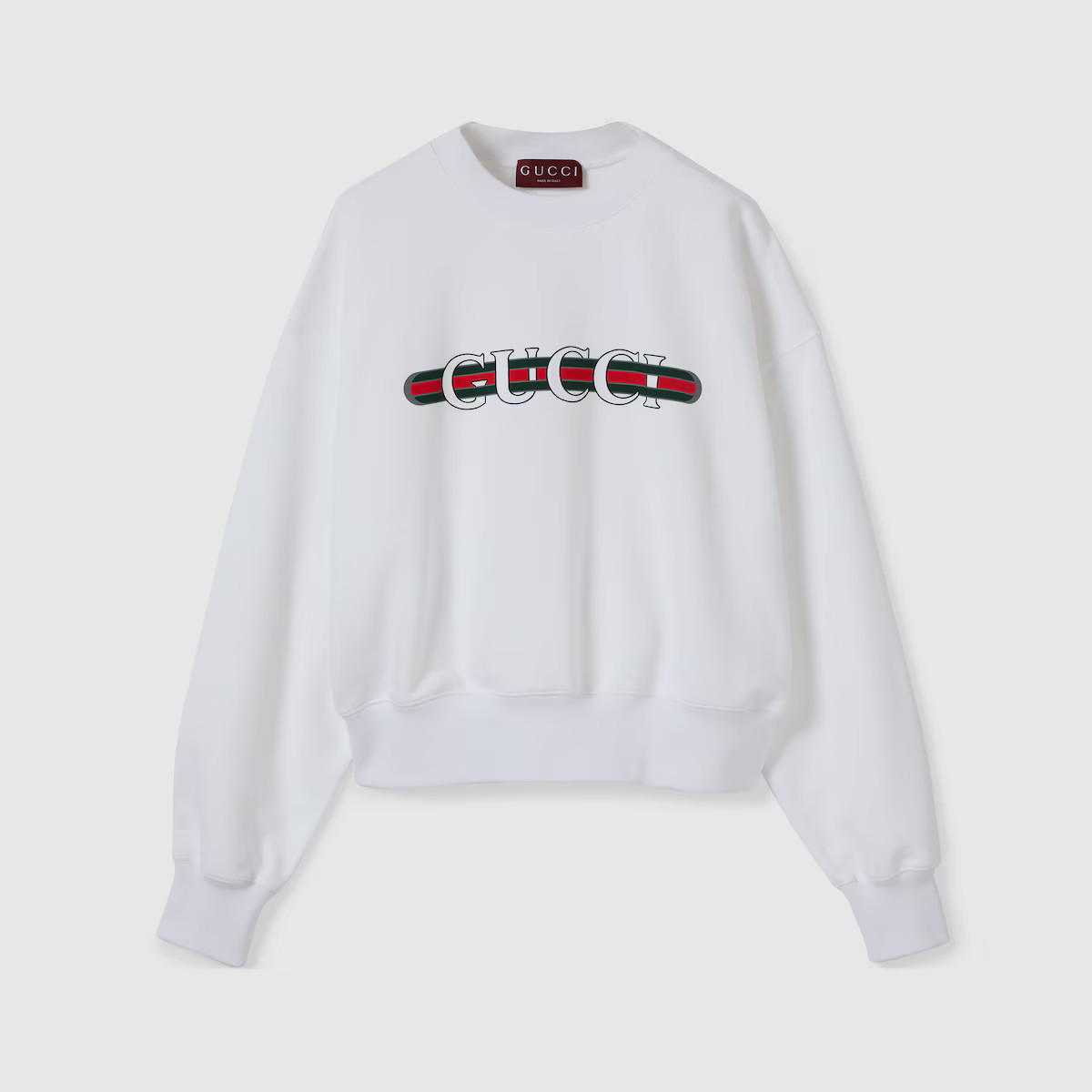 Gucci - Printed cotton jersey sweatshirt | Gucci (US)