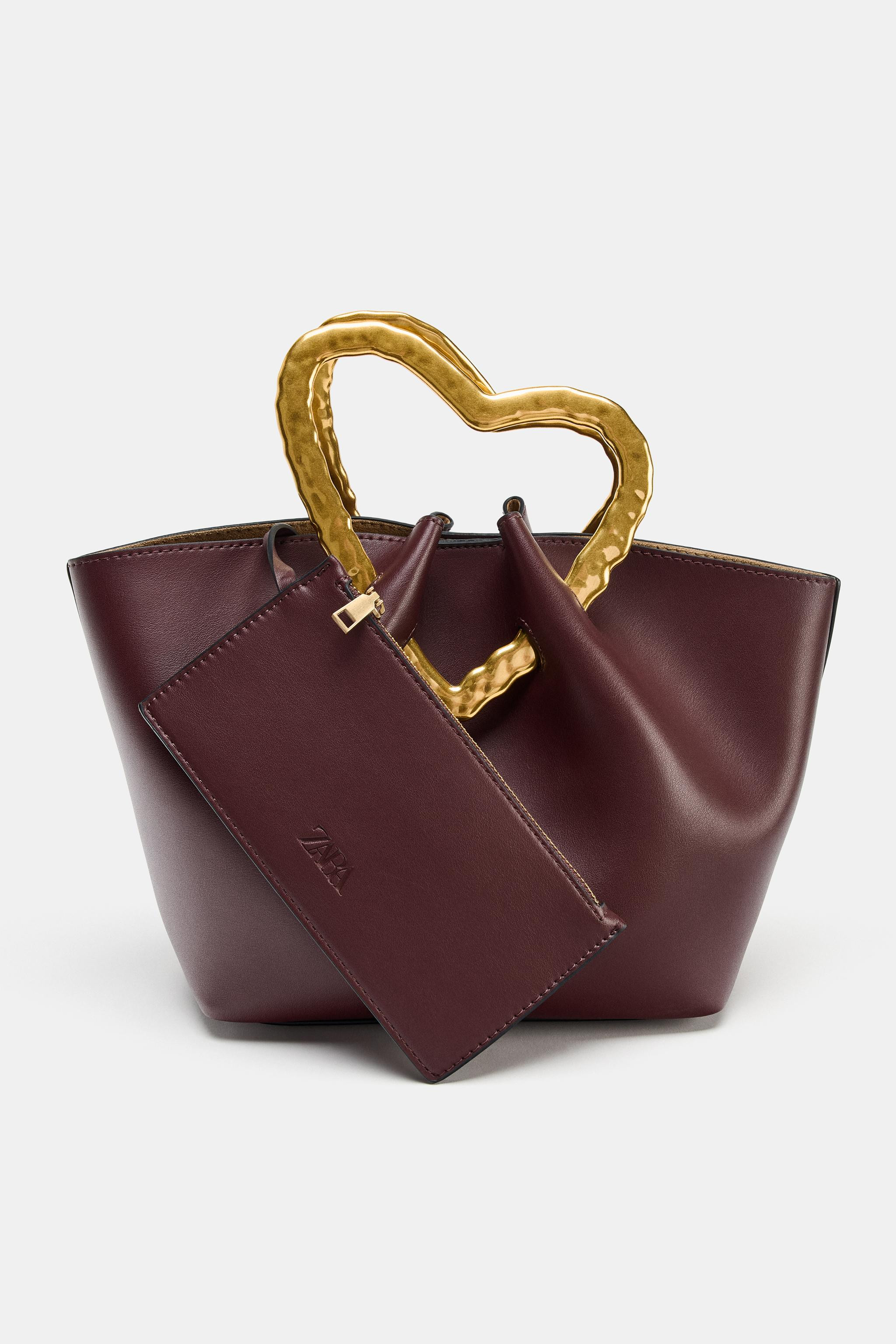 BUCKET BAG WITH METAL HANDLE | Zara UK