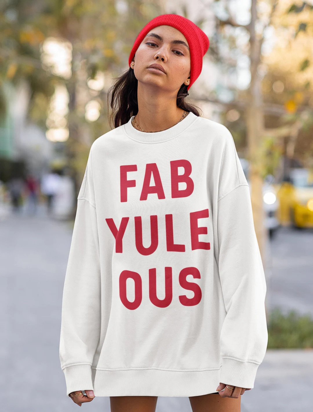 Fab Yule Ous Christmas Sweatshirt, Trendy Christmas Shirt, Women's Christmas Sweatshirt, Holiday ... | Etsy (US)