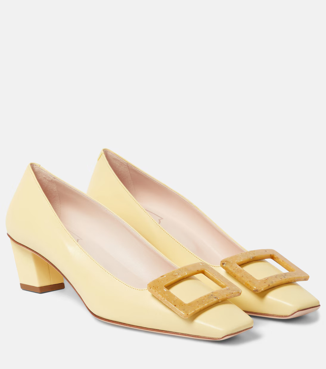 Belle Vivier 45 leather pumps | Mytheresa (UK)
