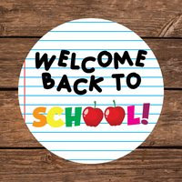 Back To School Labels, Back Stickers, Teacher Appreciation Sticker, Cute Labels | Etsy (US)