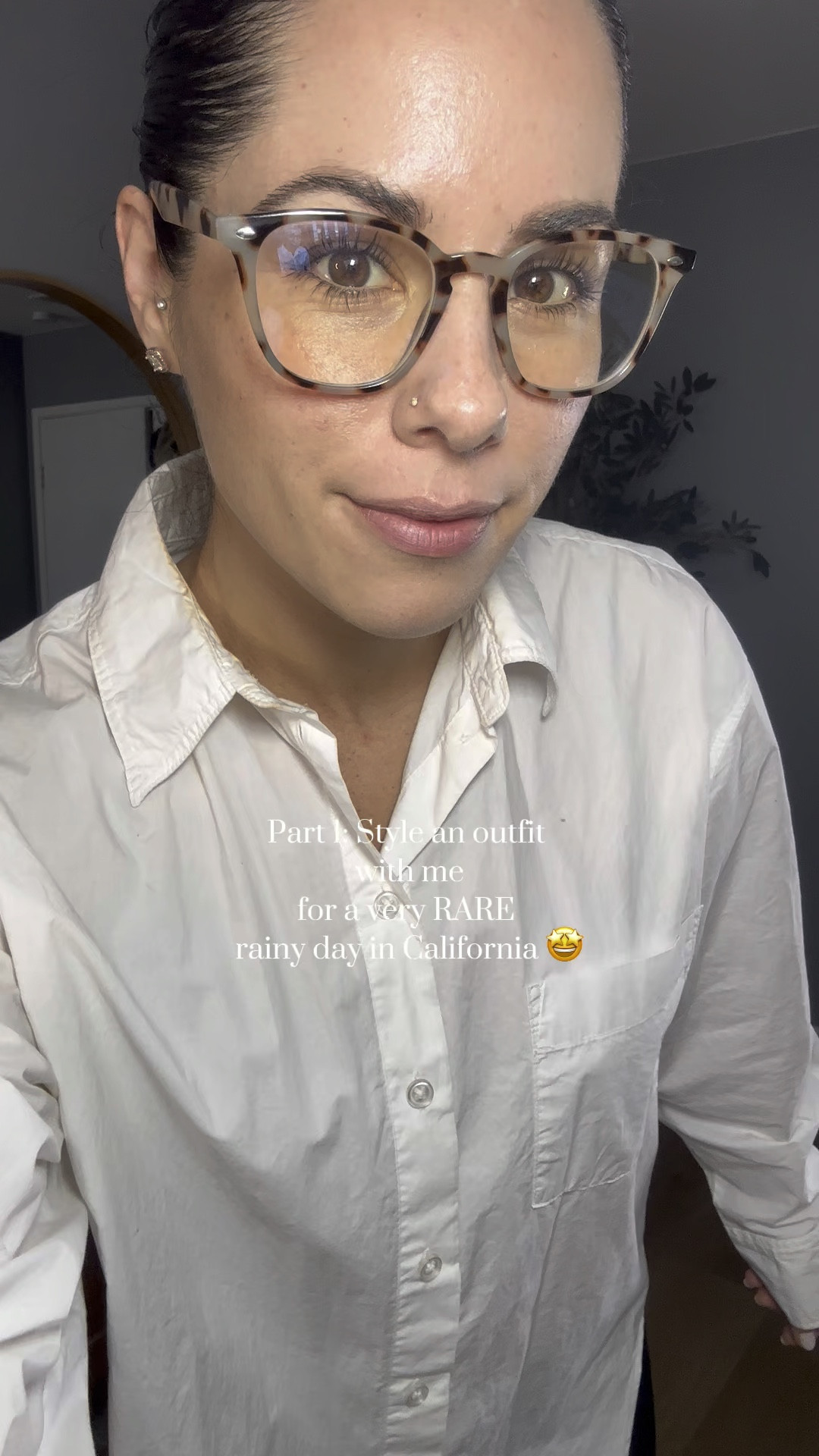 Just for fun 🤓! NEVER filming with those glasses again 🙅🏻‍♀️😑. That glare drove me mental. BUT! Part 1: come with me as I figure out what to wear on a very rare rainy day in California ☔️😁. (Which if you didn’t know, is very rare). Can you tell I’m excited? 🤣 I was made to live in a place with all seasons but I’ll be damned if I don’t soak up the little rain we do get 🤩. I decided to film this on the fly because I was so excited to dress for rain and thought it would be fun! So pardon the lighting & the camera quality 🙃. 

Did you like the look with the dark brown handbag?? I kind of felt like it needed a black one…and tuck or no tuck? 

#grwm #raindyday #winteroutfit #winteroutfitideas #ad #womensoutfitideas #momfashion #momoutfitideas #grwmoutfit

#LTKWatchNow #LTKSeasonal #LTKWorkwear