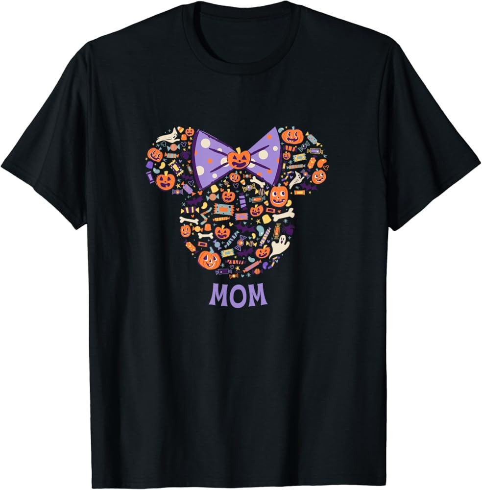 Disney Minnie Mouse Icon Halloween Mom T-Shirt | Amazon (US)