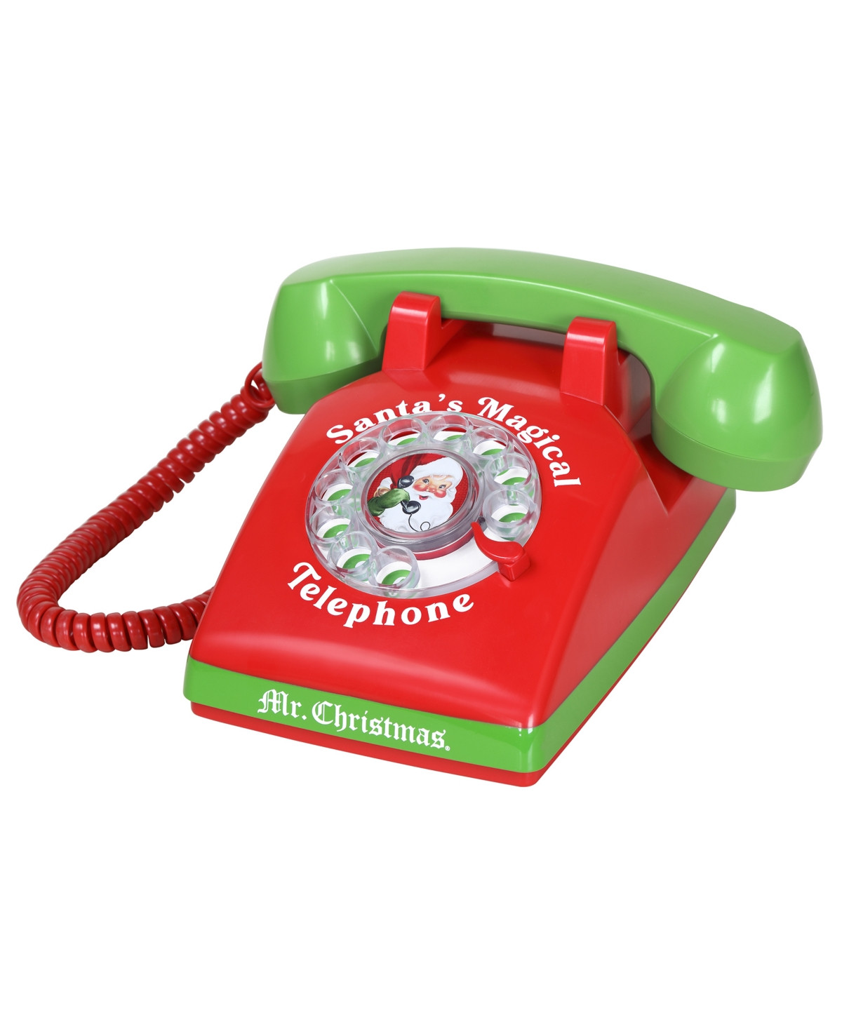 Mr. Christmas Santa's Magical Telephone - Red | Macy's