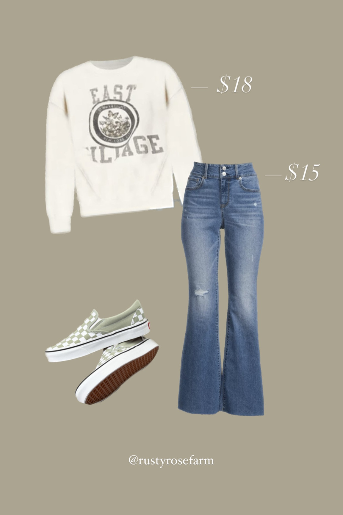 fall staples 🍂  I have last years version of these jeans and LOVE them! If you like soft and stretchy jeans, these are for you. Graphic sweatshirt, vans, casual style, back to school 

#LTKBacktoSchool #LTKSeasonal #LTKsalealert