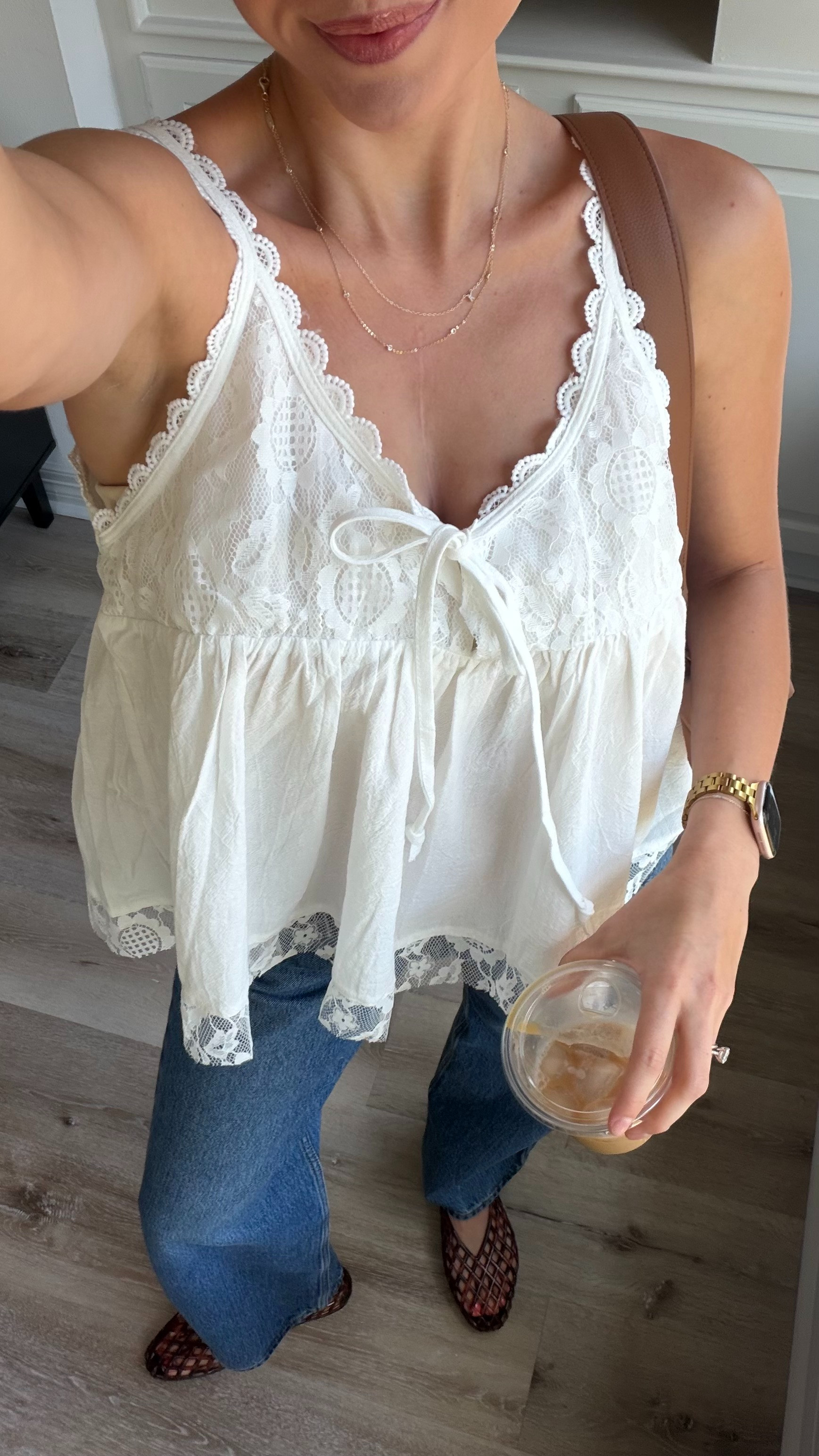 Cutie summer tank, nursing friendly! Wearing size small
 

 #LTKootd #LTKmomlife