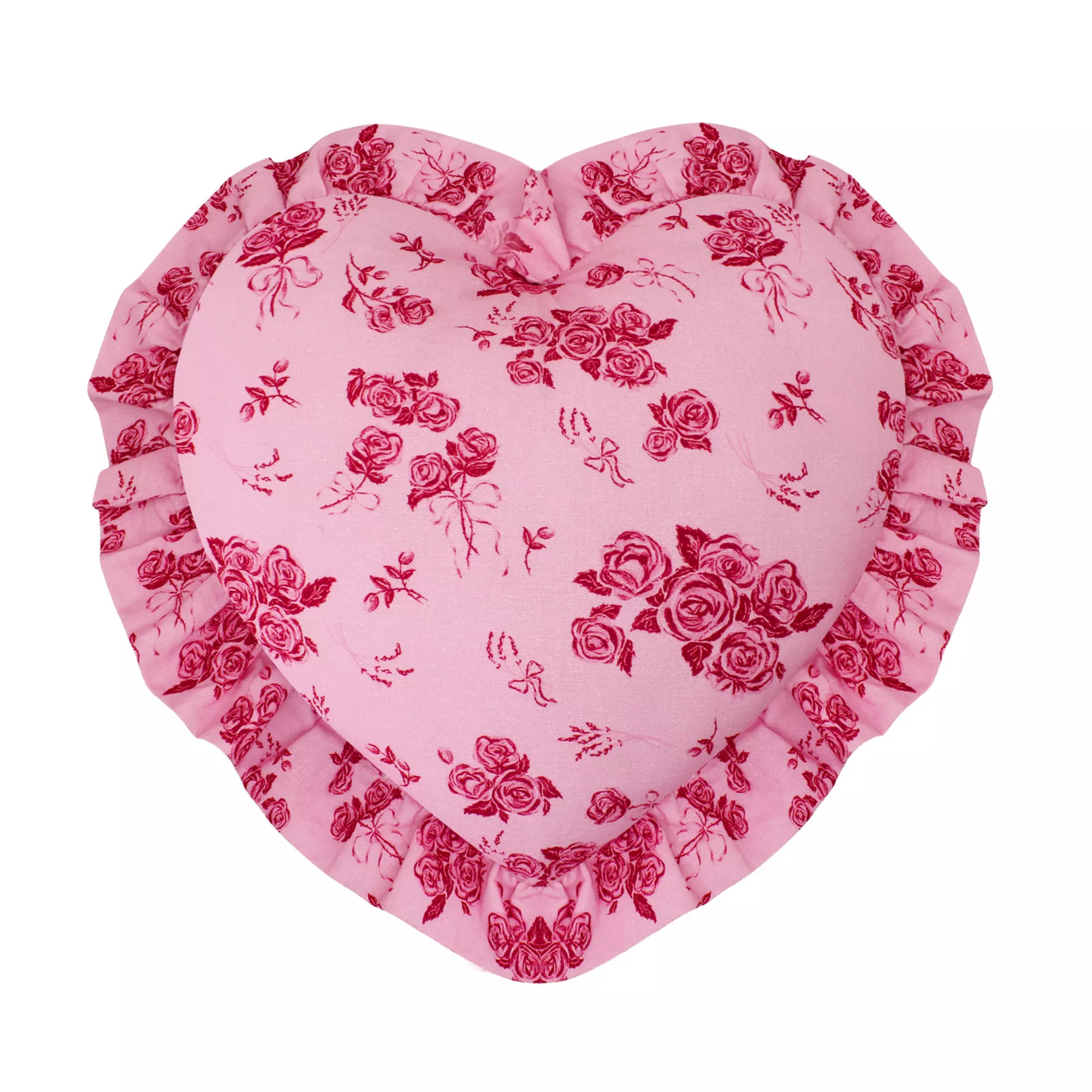 Celebrate Together™ Valentine's Day Pink Floral Heart Throw Pillow | Kohl's