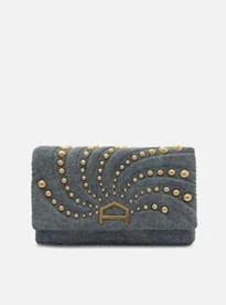 Bolsa Hobo Azul Jeans Classy Tachas | ZZ Mall (BR)