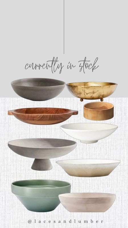 shop these neutral decorative bowls to style different areas in your home. follow @lacesandlumber on IG and Tiktok for inspo

#LTKstyletip #LTKsalealert #LTKhome