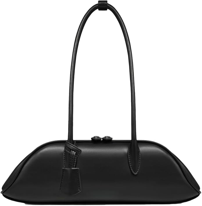 PU Leather Hobo Bags for Women Simple Tote Casual Shoulder Purses for Work Shopping Travel | Amazon (US)