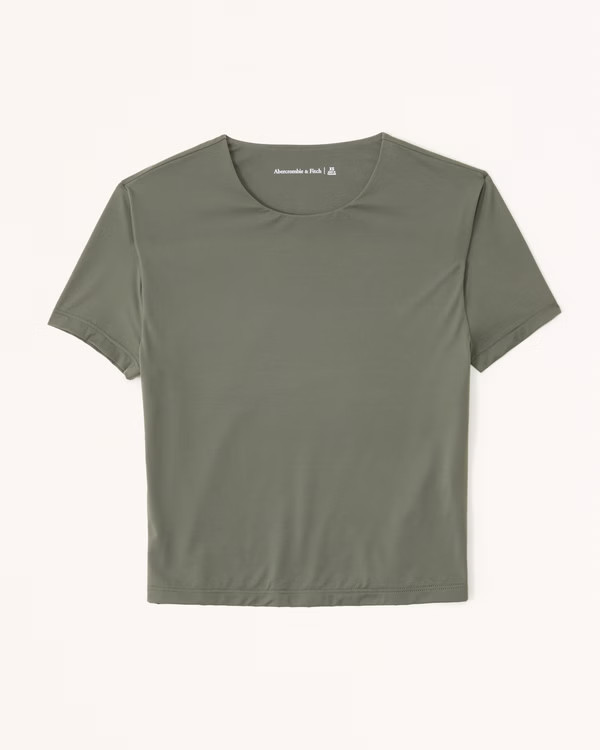 Soft Matte Seamless Baby Tee | Abercrombie & Fitch (US)