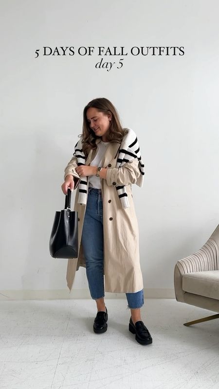 5 days of fall outfits: day 5

Trench coat outfit / lug sole loafers / lug sole loafers outfit / fall outfit / fall outfit ideas 

#LTKitbag #LTKstyletip #LTKSeasonal