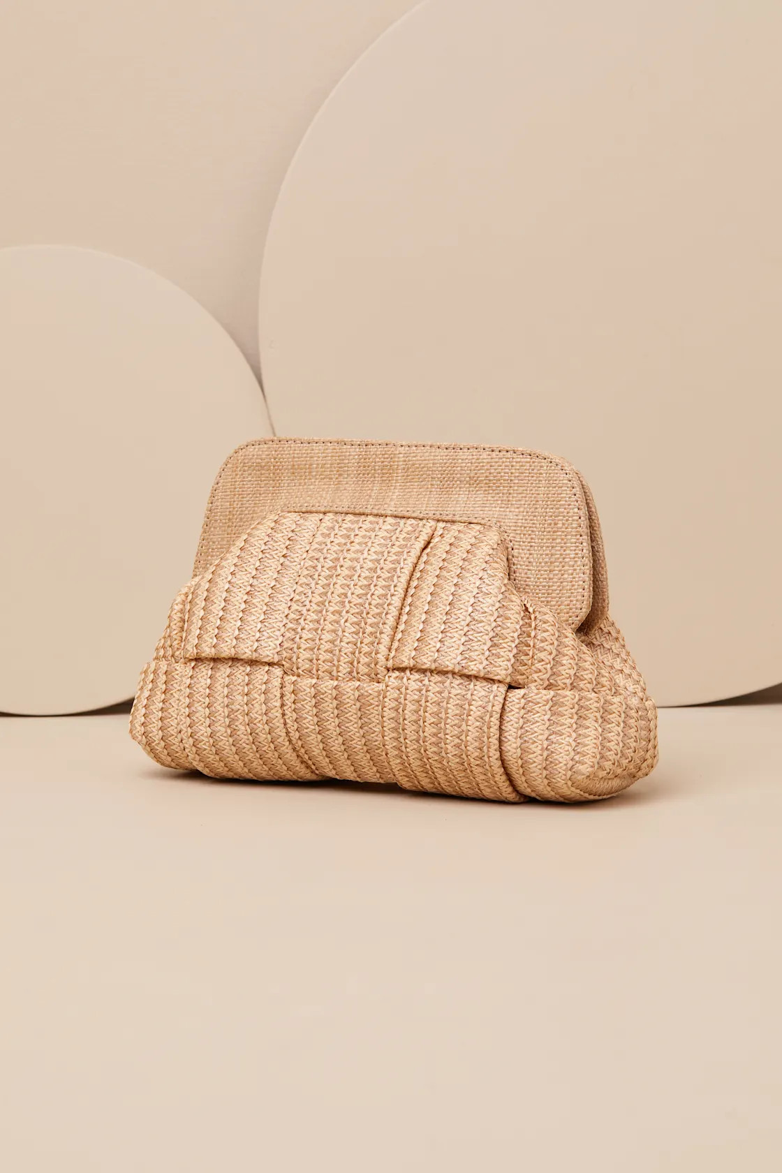 Nathalie Beige Woven Crossbody Clutch | Lulus