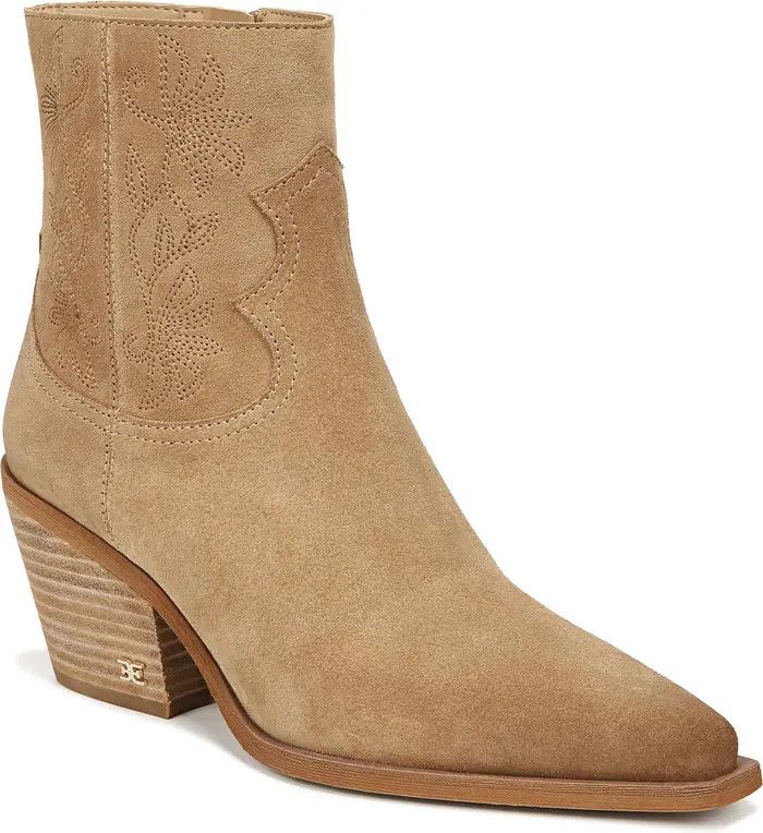 Wilda Pointed Toe Western Boot (Women) | Nordstrom