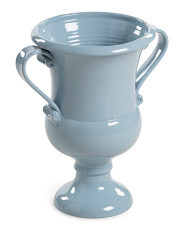 Made In Italy 19.75in Ceramic Dual Handles Urn Planter | Marshalls