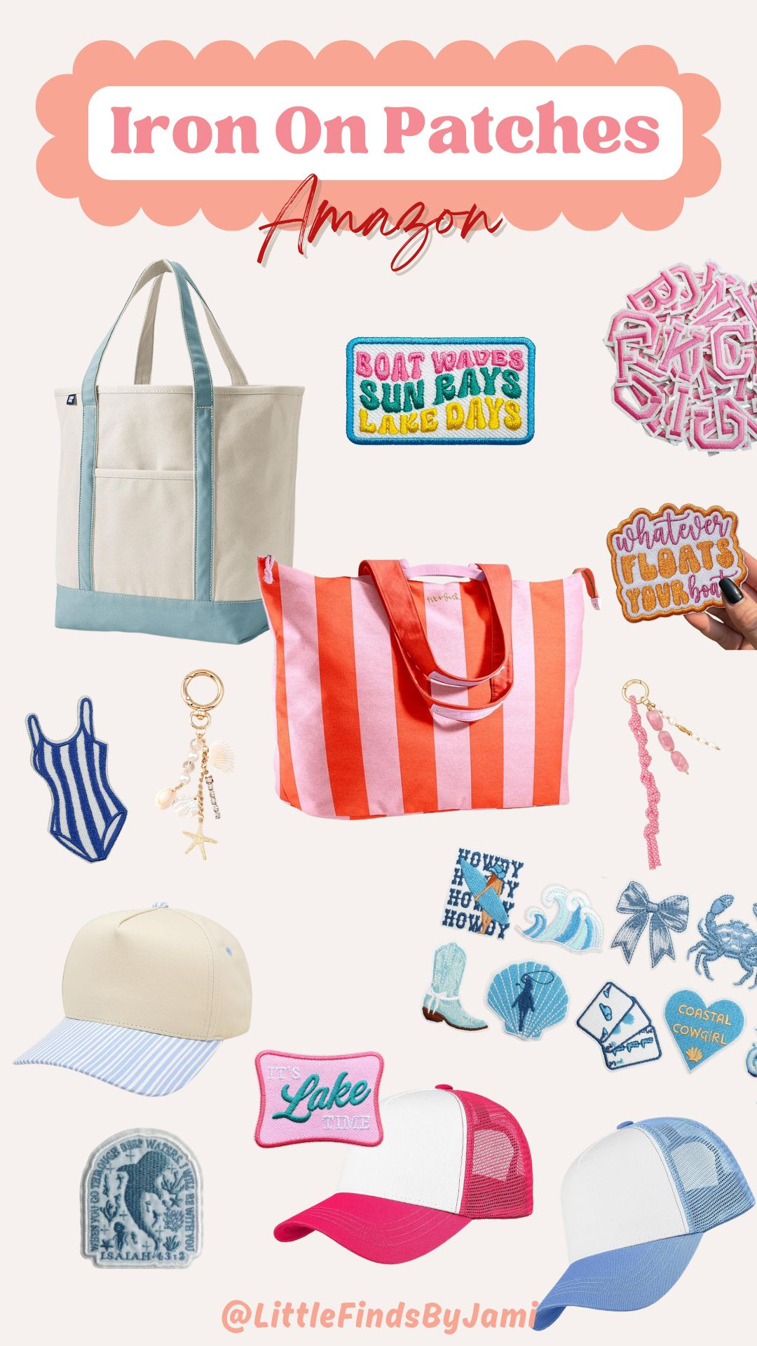 Canvas tote craft idea. Girls night. Pool beach bag. Iron on patches. DIY on Amazon. Mom hack. Cool moms. Swim bags. Beach vacation. Lake day.

#LTKvlog #LTKSwim #LTKgrwm