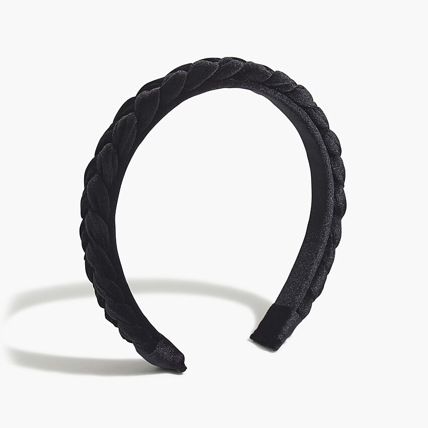 Velvet braided headband | J.Crew Factory