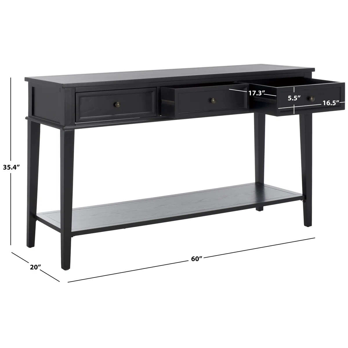 Rosecliff Heights Yelena 60" Console Table & Reviews | Wayfair | Wayfair North America