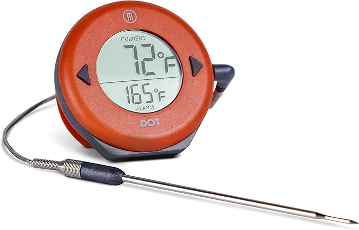 ThermoWorks DOT \u2014 Chefs\u2019 Favorite Simple Alarm Thermometer - Cayenne Pepper Red | Amazon (US)