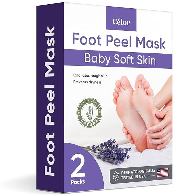 Foot Peel Mask (2 Pairs) - Foot Mask for Baby Feet and Remove Dead Skin - Baby Foot Peel Mask wit... | Amazon (US)