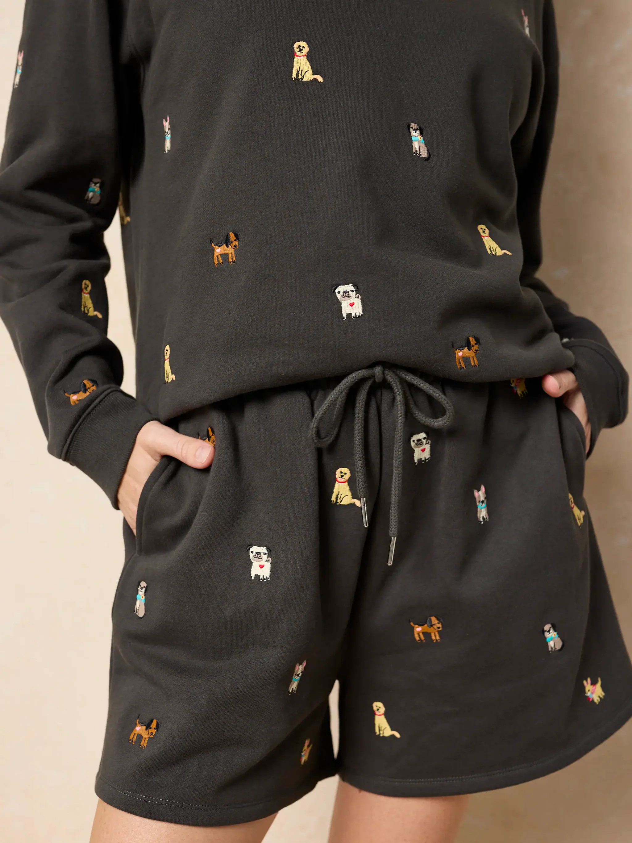 Fave Little Things Embroidered Shorts | Natural Life