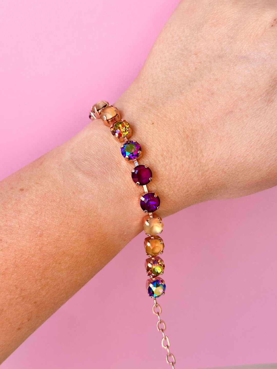 Boysenberry Pie 8mm Bracelet - Etsy | Etsy (US)