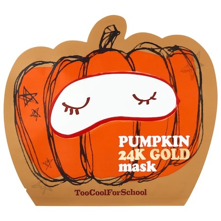 Too Cool For School Pumpkin 24K Gold Sheet Mask 1 Single-use mask | Sephora (US)