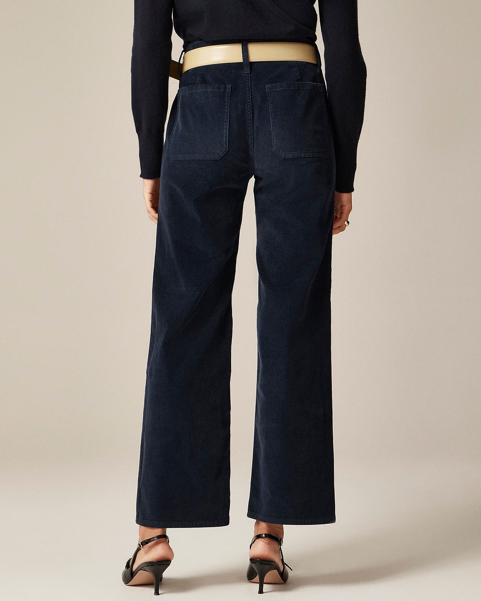 Petite sailor slim-wide pant in stretch corduroy | J. Crew US