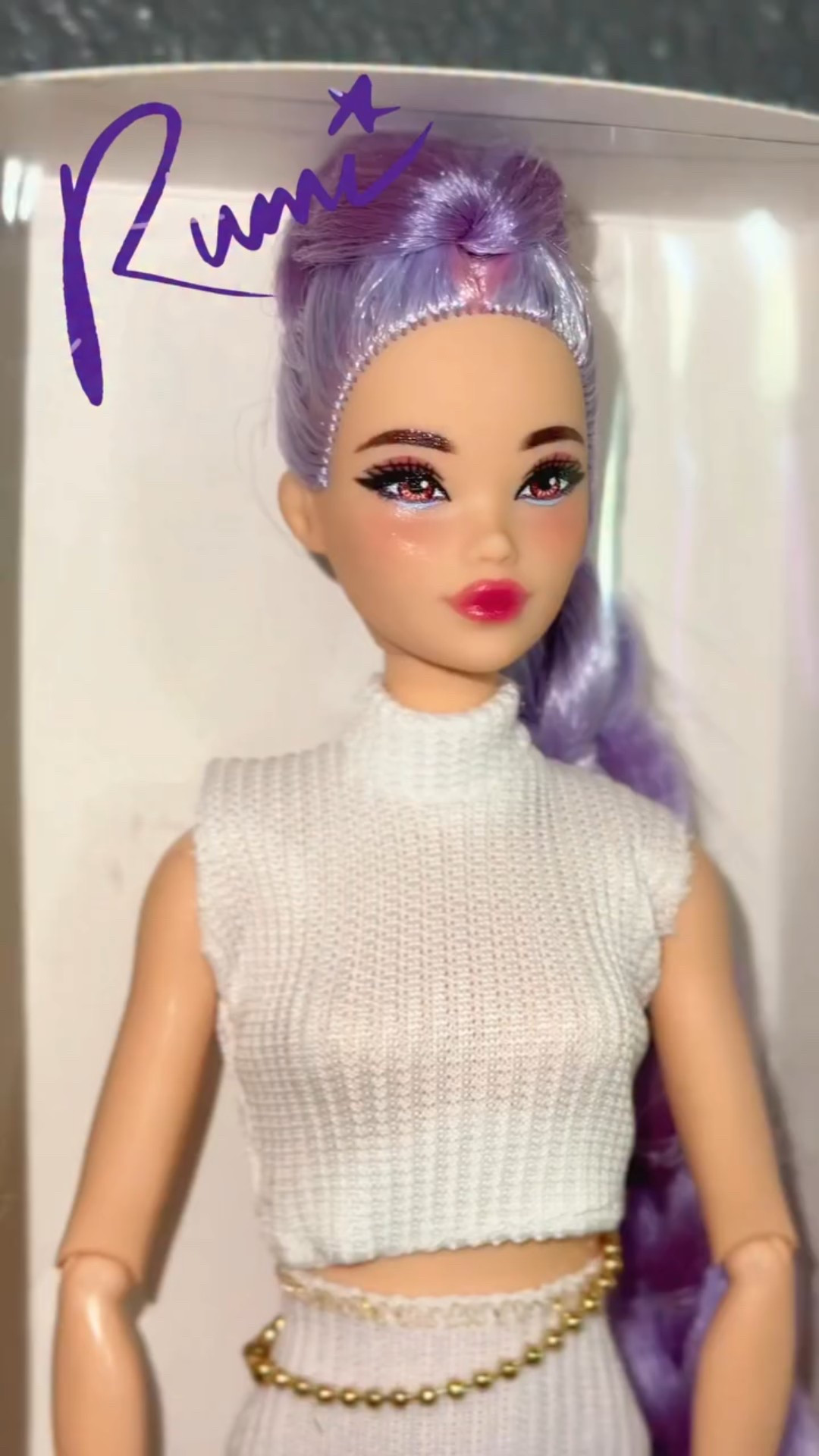 Can’t find Rumi in stores… but here she is 💜✨

#RumiDoll
#KpopDollSeries
#CustomDoll
#KpopTok
#DollCollector #kpopdemonhunters #huntrix