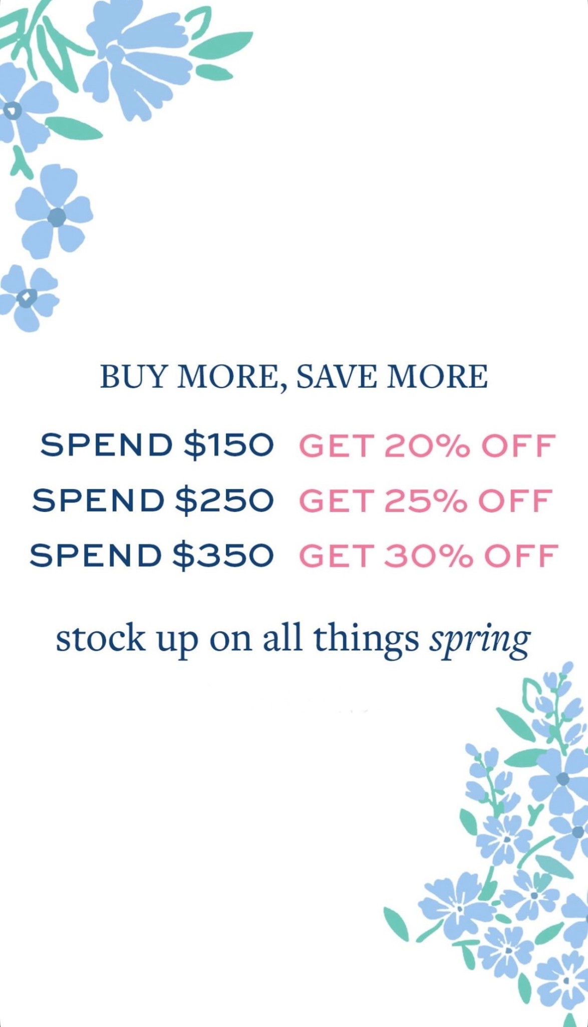 Buy More Save More is here!!! Perfect time to stock up on spring and Easter looks! Linking some swim too! 💐🩵

#LTKSaleAlert #LTKKids #LTKSeasonal