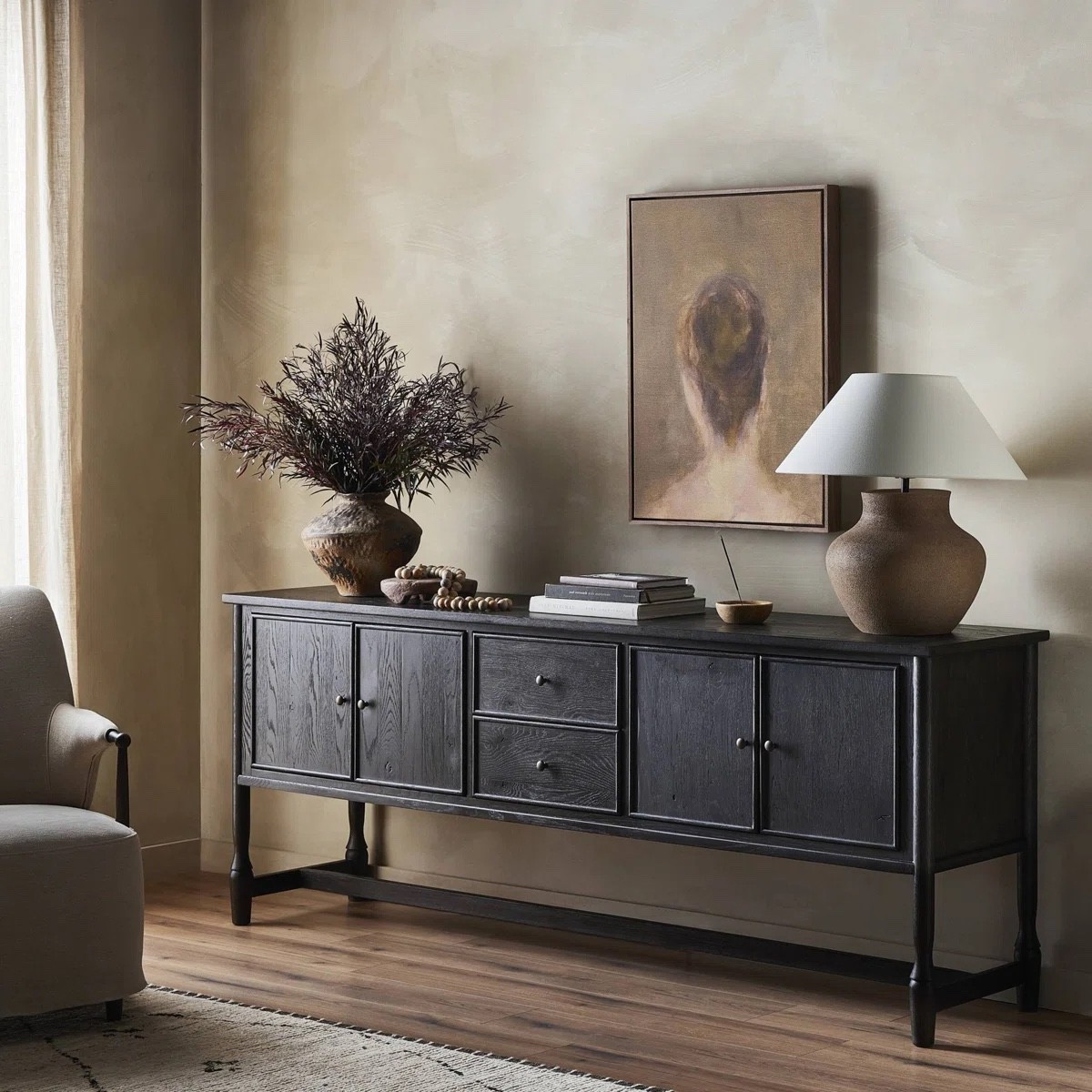 Gorgeous sideboard or console table for entryway, dining room, or living room! Quality furniture find @Wayfair