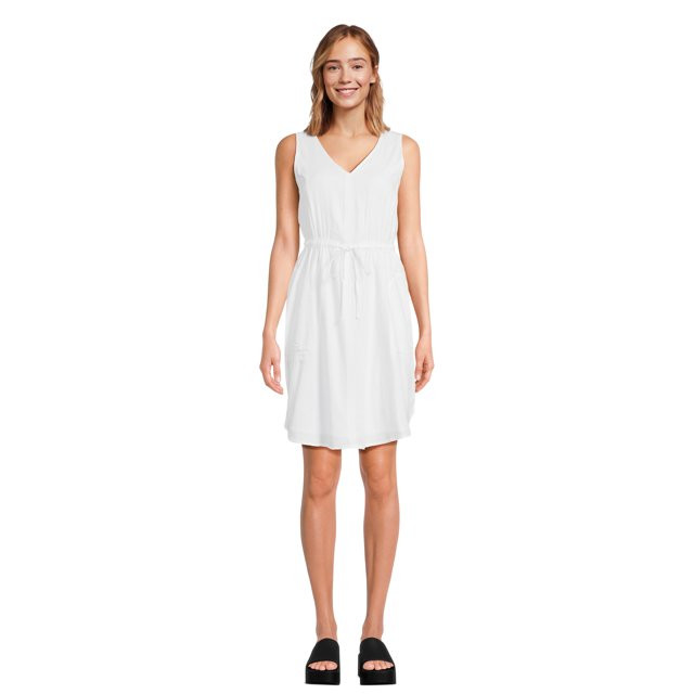 Time and Tru Women's Sleeveless Utility Dress, Sizes XS-XXXL | Walmart (US)