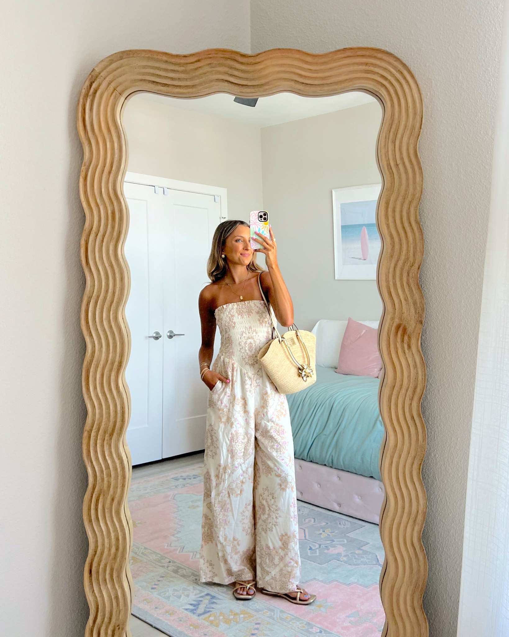 spring outfit idea from American eagle 💐💕 wearing a size XS use code EXTRA35 for an extra 35% off your purchase 