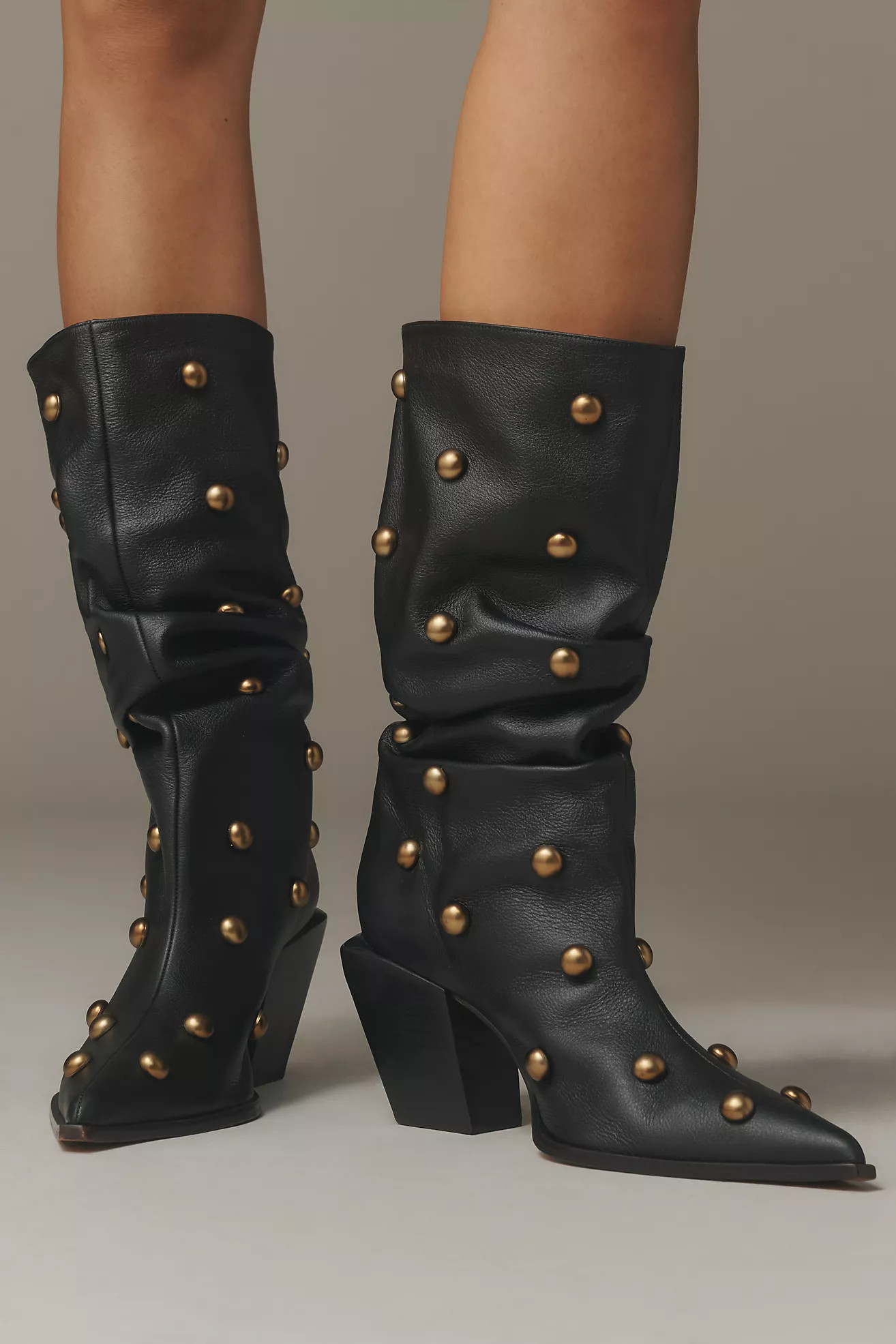 Schutz Tulsa Studded Boots | Anthropologie (US)