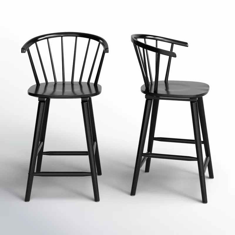 Sheffield Solid Wood Bar & Counter Stool | Joss & Main