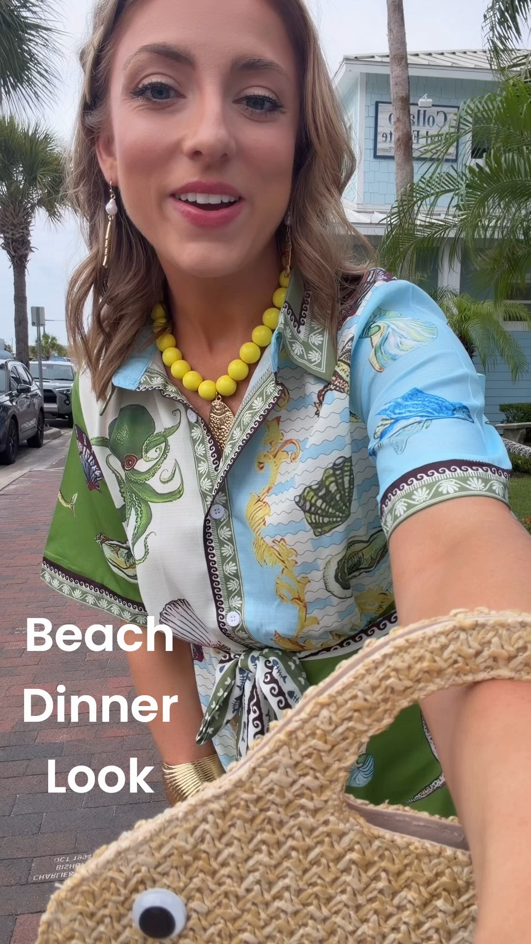 Vacation dinner called for all the coastal vibes! 💙 My Amazon printed dress was only around $16, and I couldn’t believe how cute it looked in person. The colorful print makes such a fun statement, and it’s lightweight enough for warm summer evenings. I paired it with simple sandals, beachy accessories, and the cutest woven bag.

Hayden’s entire outfit is from Walmart, and I love how polished it looks without spending a fortune. His knit polo, striped shorts, and loafers are perfect for vacation dinners, summer parties, cruises, or family photos.

Affordable vacation style for both of us! 🤍

#amazonfashion #amazonfinds #amazondress #vacationstyle #vacationoutfit #datenightoutfit #resortwear #couplestyle #walmartfashion #walmartmensfashion #mensstyle #summerstyle #beachvacation #coastalstyle #familyvacation #affordablefashion #ootd #hisandhersstyle #styleinspo #travelstyle

#LTKootd #LTKTravel #LTKPetite