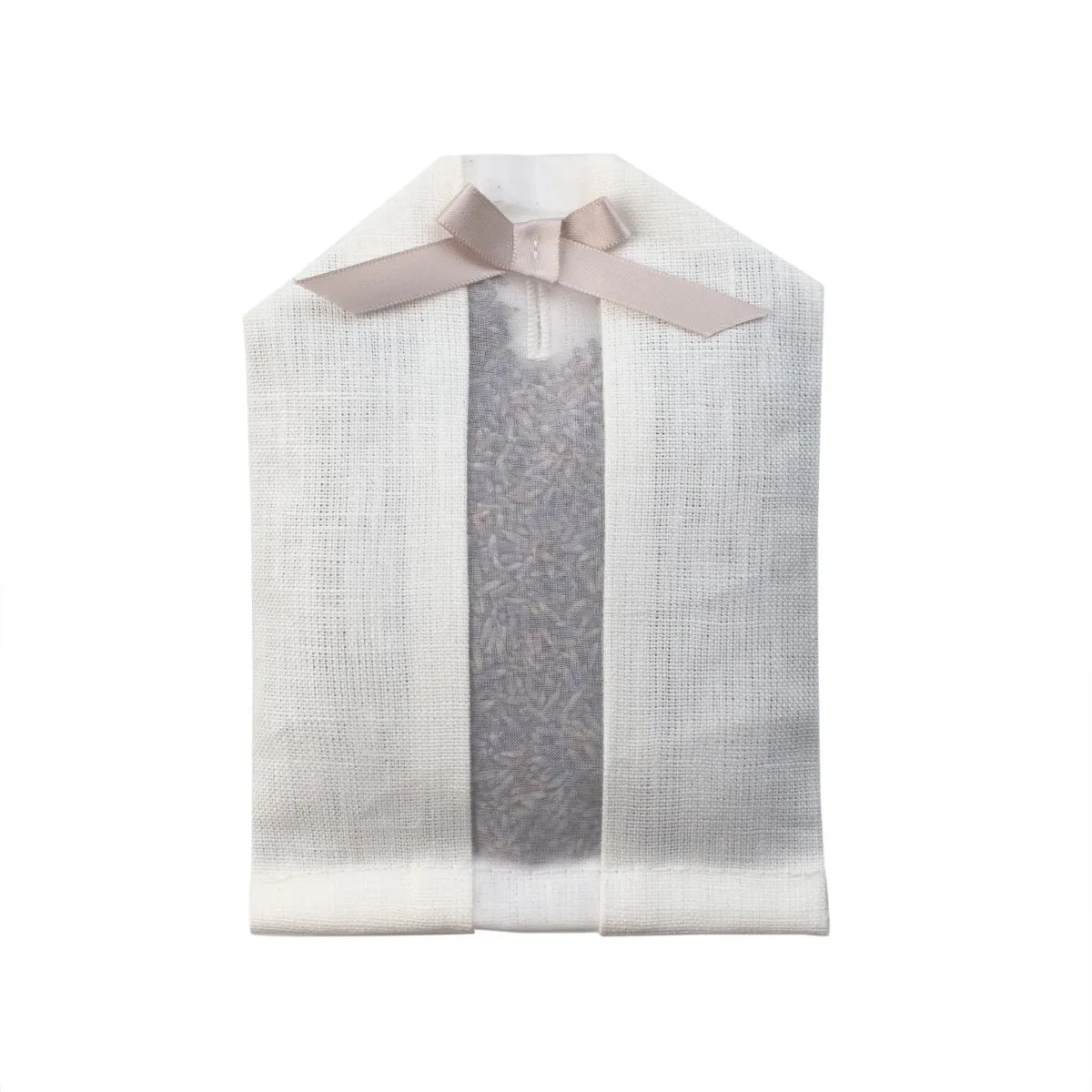 Elizabeth W Lavender Hanger Sachet in Ivory Linen | Fortnum & Mason