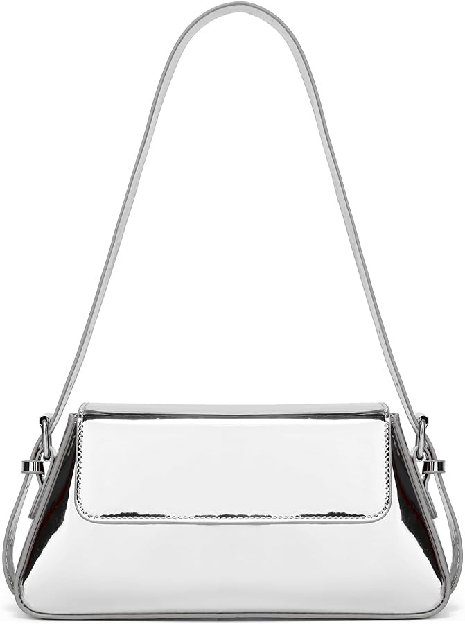 Evening Bag Women Y2k Silver Purse Hobo Bag Tote Handbag Satchel Bag Cute Party Bag Clutch Purses... | Amazon (US)