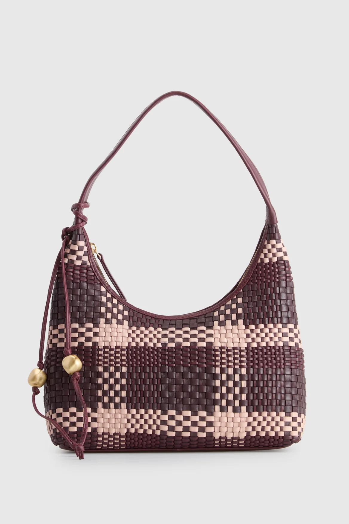Nina Leather Weave Hobo Bag | Strand Australia